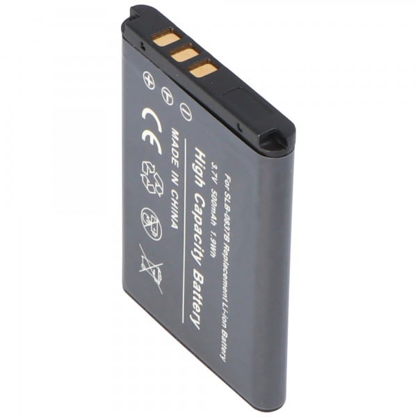 Batterie AccuCell adaptable sur Samsung SLB-0837B, Digimax L70