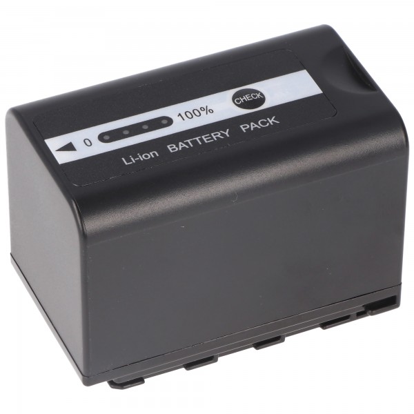 Batterie VW-VBD58 pour Panasonic HC-X1000 avec indicateur de niveau de batterie VW-VBD58