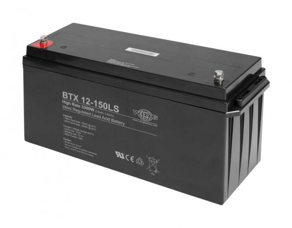 Wing BTX12-150LS 12V 158Ah batterie au plomb à haut débit batterie au plomb AGM batterie au plomb