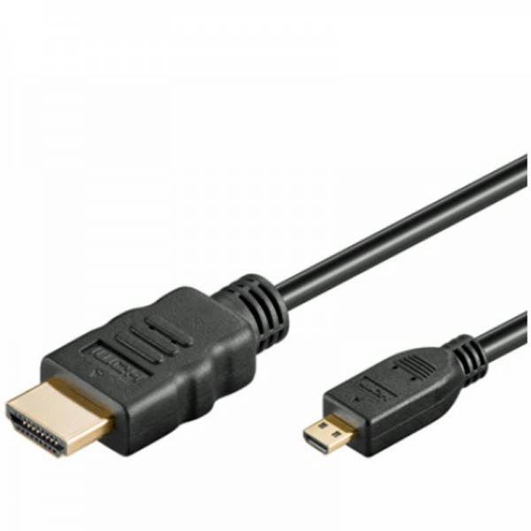 Adaptateur micro HDMI vers HDMI haute vitesse HDMI ™ avec Ethernet 1,0 mètre HDMI