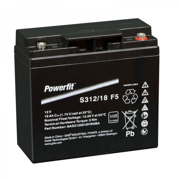 Sonnenschein Powerfit S312 / 18F5 batterie PB 12Volt 18Ah