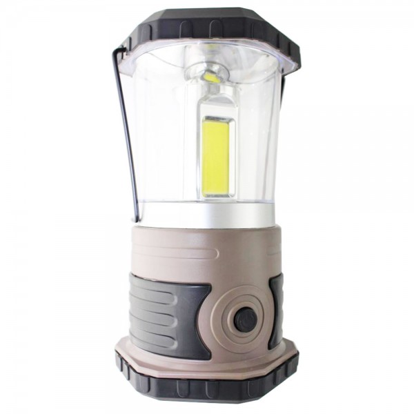 Lanterne de camping à LED avec COB 10 watts jusqu'à 1000 lumens, y compris 4 piles alcalines Mono D LR20