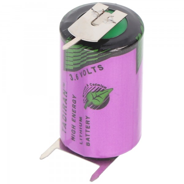 Batterie lithium Tadiran LTC SL-350 / PT au chlorure de thionyle 1/2 AA Mignon