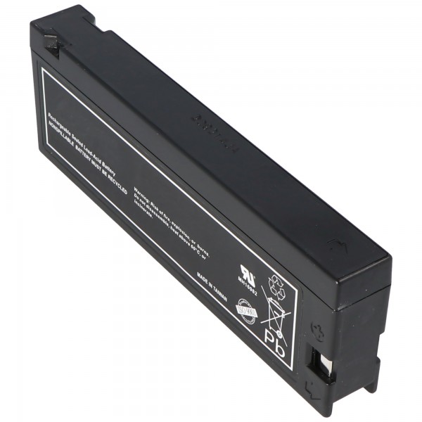 Batterie au plomb compatible avec le moniteur de transport Hewlett Packard 40488A, M1275
