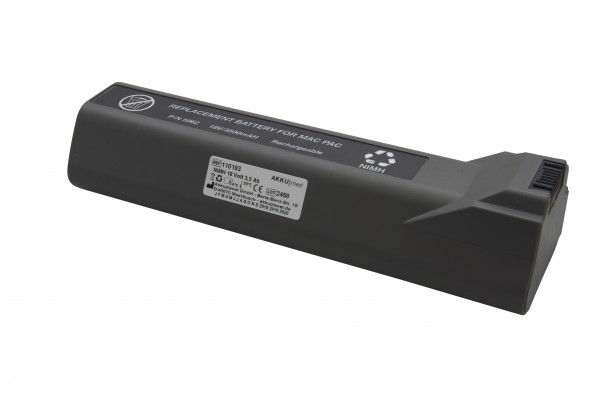 Batterie NiMH adaptable sur GE Hellige Marquette MAC3500, MAC5000ST, MAC5500 - type 900770-001