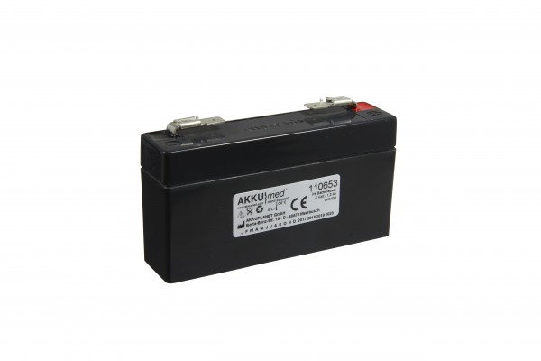 Batterie au plomb adaptable sur Masimo Oxymètre de pouls Rad-8 - 13454
