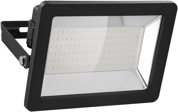 Spot d'extérieur LED Goobay, 100 W - avec 8500 lm, lumière blanche neutre (4000 K) et presse-étoupe M16, adapté à une utilisation en extérieur (IP65)