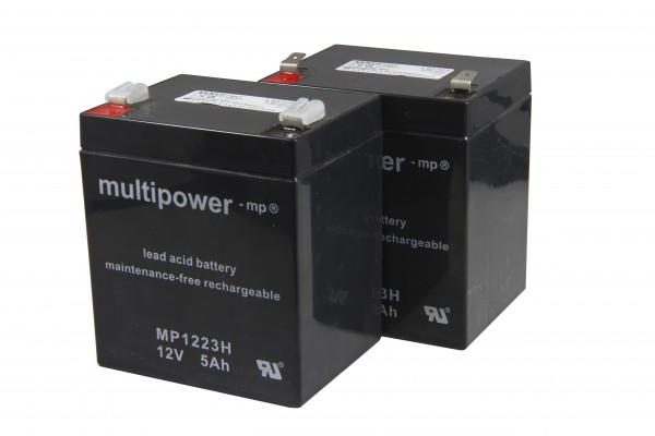 Batterie rechargeable au plomb adapté pour Maxi Sky 600 Lifter 2x12 Volt 5.0 Ah - 403.10500