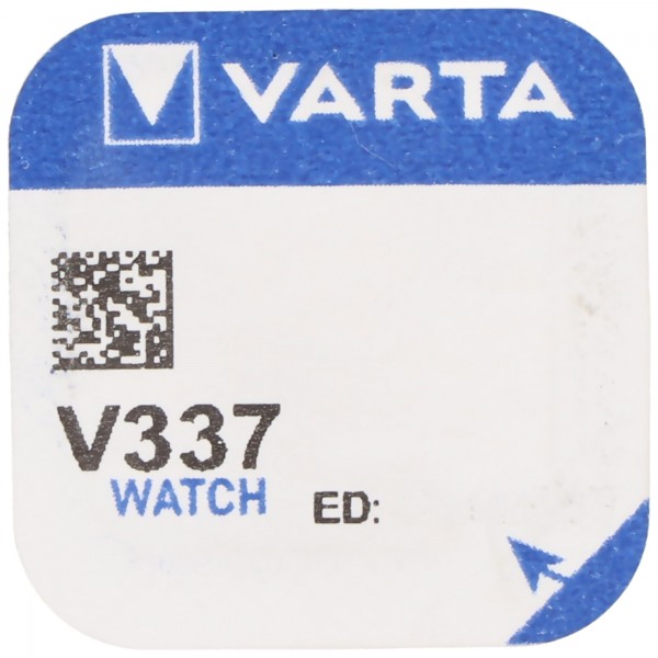 337, pile bouton Varta V337, SR416SW pour montres, etc.
