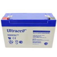 Ultracell UL3.5-4 Batterie 3500mAh 4 volts, convient aux contacts ensoleillés A504 / 3.5S, contacts 4.8mm