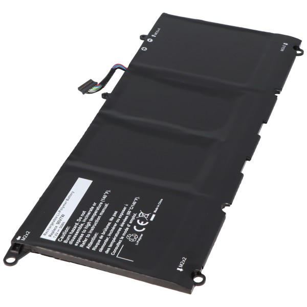 Batterie pour Dell XPS 13 9343, Li-Polymer, 7.6V, 7370mAh, 56Wh, intégrée, sans outil