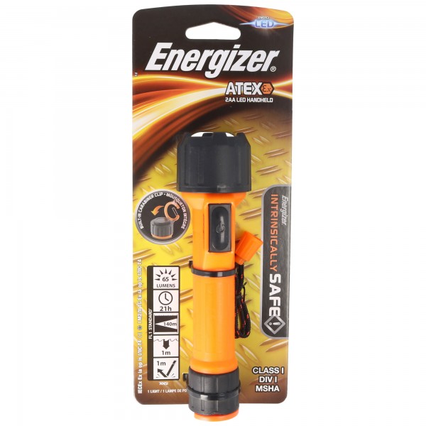 Energizer ATEX 2AA lampe de poche LED antidéflagrante zone 1 pour 2 piles AA Mignon