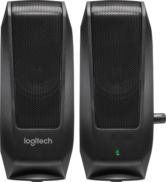 Logitech Speaker S120, Audio, Stéréo 2.0, 2.2W noir, Professionnel