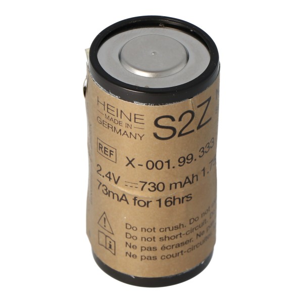 Batterie d'origine Heine S2Z Batterie X0199333 NiMH 2,5 volts 650mAh