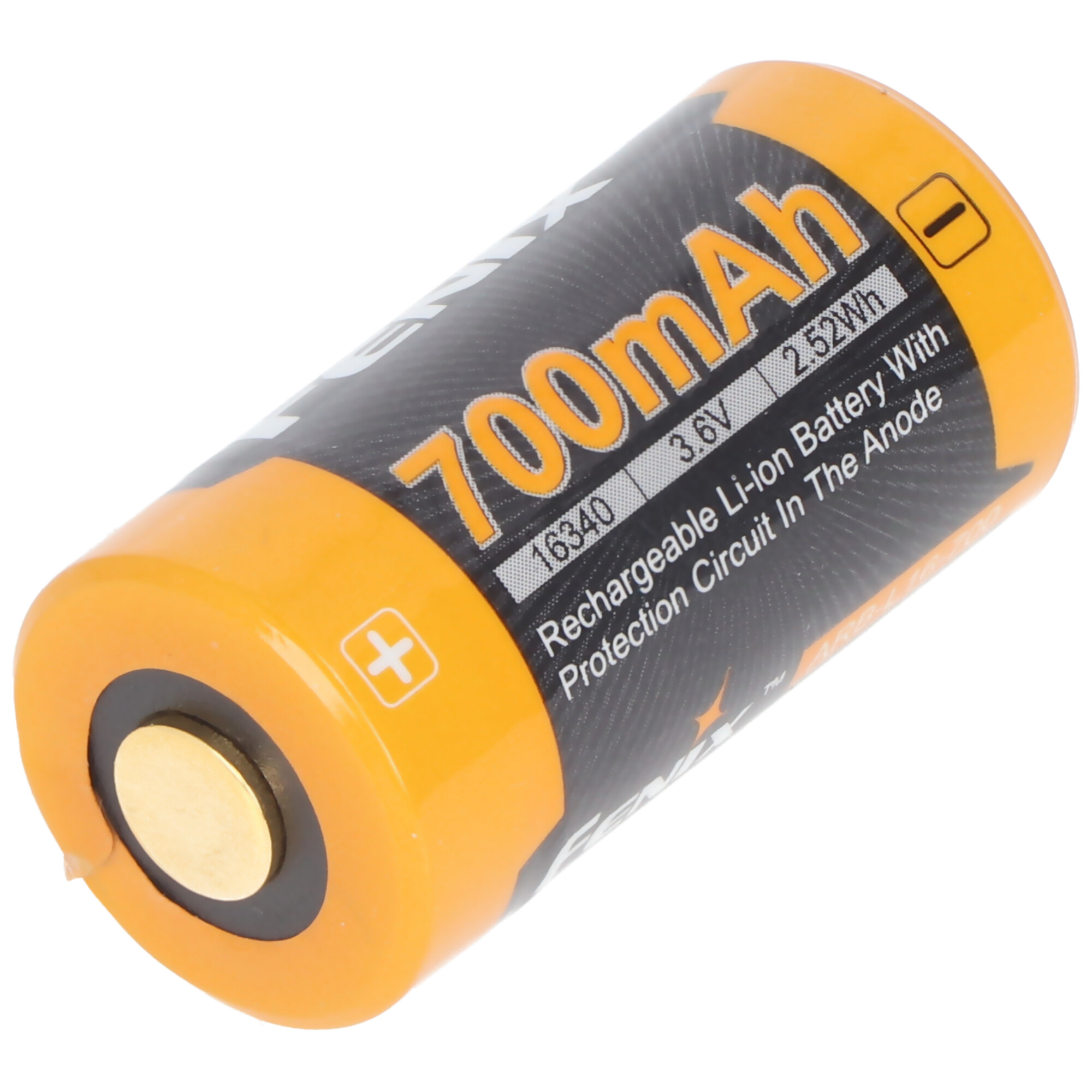 Batterie lithium-ion RCR123A 3V 880mAh 1.5A 16340, rechargeable uniquement  via micro USB, Li-ion 16340, Batteries par taille, Batteries