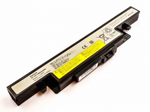Batterie pour Lenovo IdeaPad Y490, Y590, Li-ion, 10.8V, 4400mAh, 47.5Wh, noire