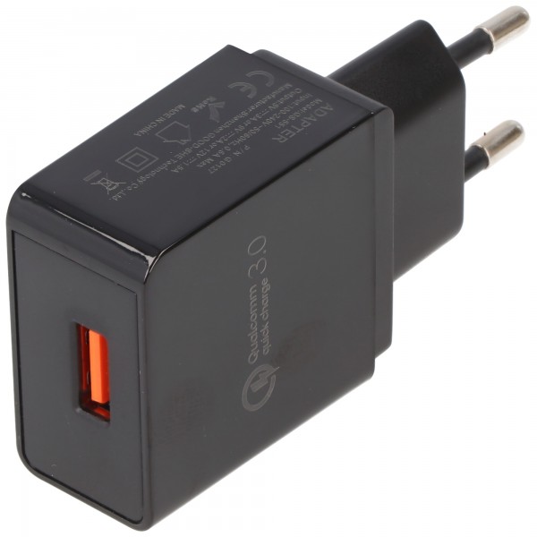 Adaptateur USB Nitecore Quick Charge 3.0, chargeur, alimentation USB