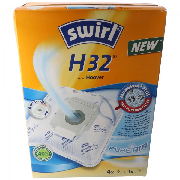 Sac aspirateur Swirl H32 MicroPor Plus pour aspirateurs Hoover