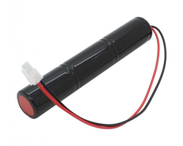 Batterie d'éclairage de secours NiCd 3.6V 4500mAh L1x3 Mono avec câble et prise adapté pour RZB 802027