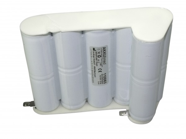 Batterie NC pour Défibrillateur Physio Control LP6, LP7, Moniteur ECG VSM2