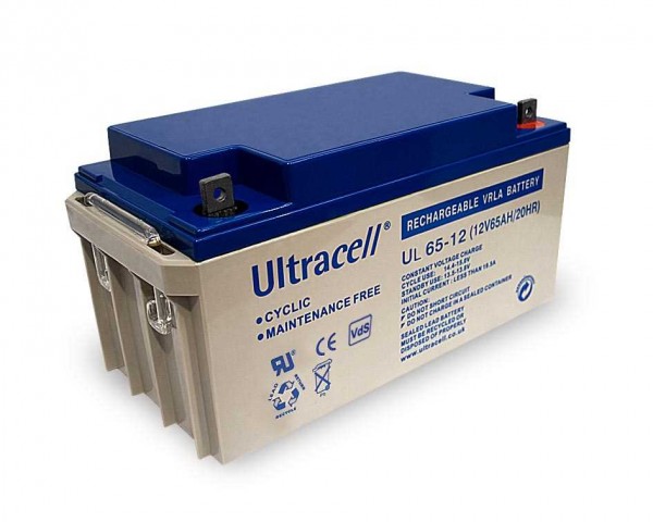 Batterie au plomb Ultracell UL65-12 12V 65Ah Batterie au plomb AGM