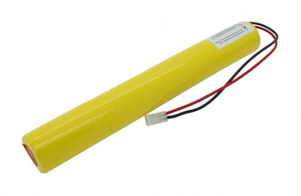 Batterie lumière de secours NiCd 4.8V 4500mAh L1x4 Mono D avec insertion de câble de 200mm et connecteur CGM2 remplace la batterie 4.8V