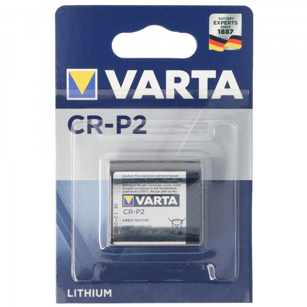 Varta CR-P2 6204 Pile au lithium 6 volts
