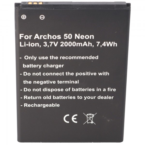 Batterie compatible avec la batterie Archos AC50NE Archos 50 Neon