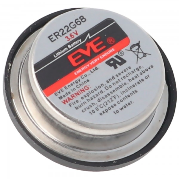 EVE ER22G68 Batterie au lithium 3,6 volts avec 2 broches à souder