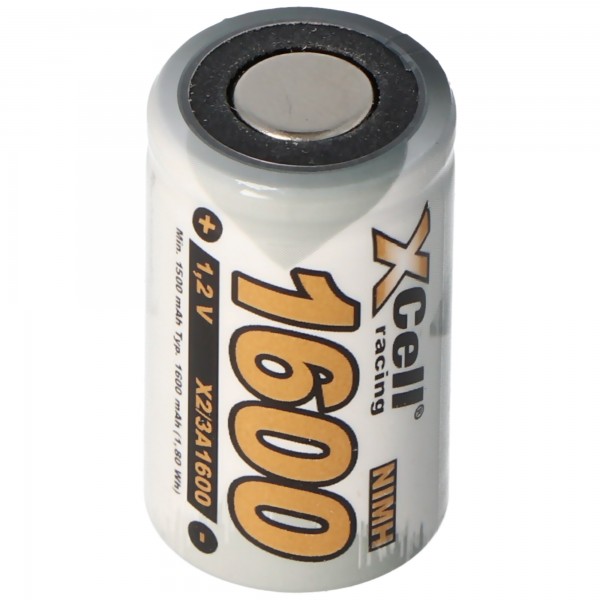 Batterie 2 / 3A NiMH avec 1400mAh sans étiquette de soudure