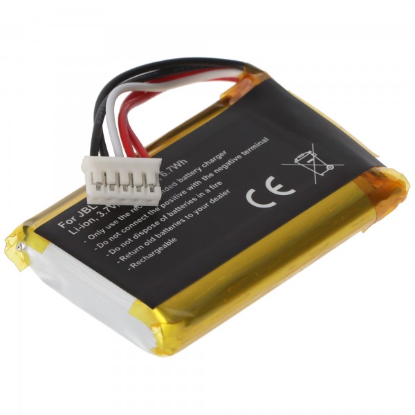 Batterie pour JBL Charge Flip 2, JN151PH13849 Batterie Li-ion de 3,7 V 1800 mAh