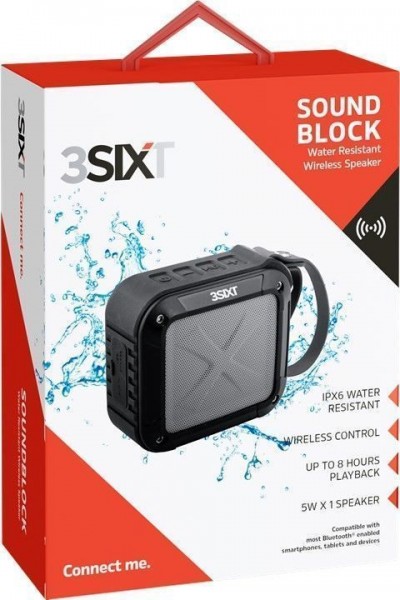 Soundblock Haut-parleur Bluetooth Soundbox, classe de protection IPX6 étanche, avec batterie rechargeable intégrée