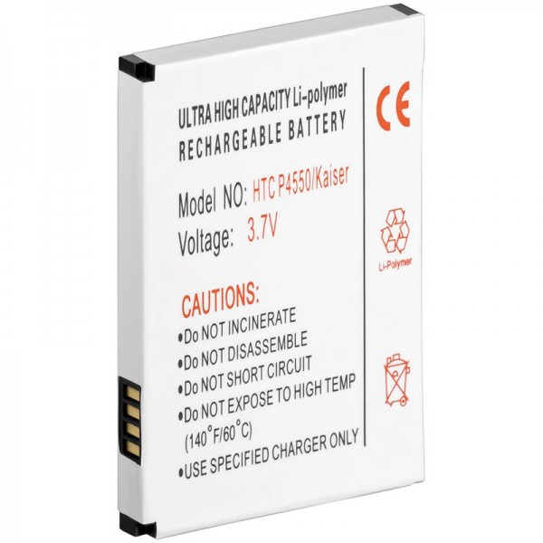 Batterie adaptée pour T-Mobile MDA Vario III KAIS160, HTC Kaiser 100