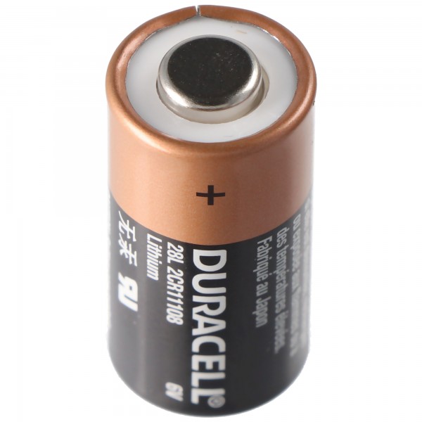 Duracell Photobattery PX28L Lithium 6V 150mAh, 2CR11108, 2CR13252, L544