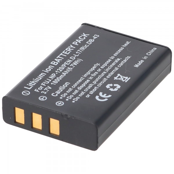 Batterie compatible pour Unitech 1400-203047G, Unitech HT6000, Gicom LK9100 3,7 Volt 1800mAh