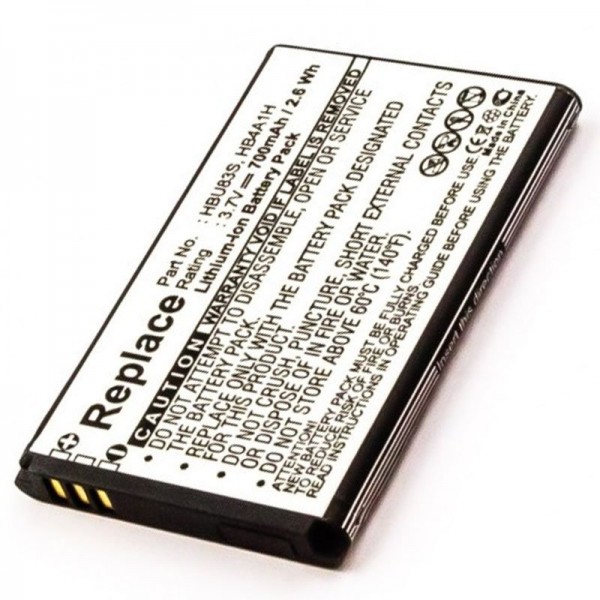 Batterie pour Huawei HB4A1H, HBU83S, Vodafone 736