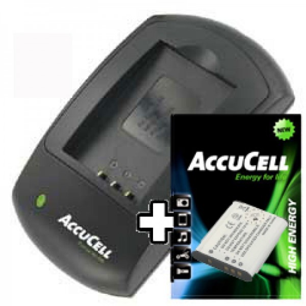 Chargeur AccuCell et batterie adaptables sur Sony NP-BK1 no Origina