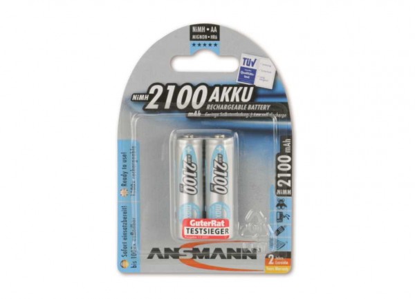 Batterie Ansmann maxE NiMH Mignon 2100mAh, blister de 2