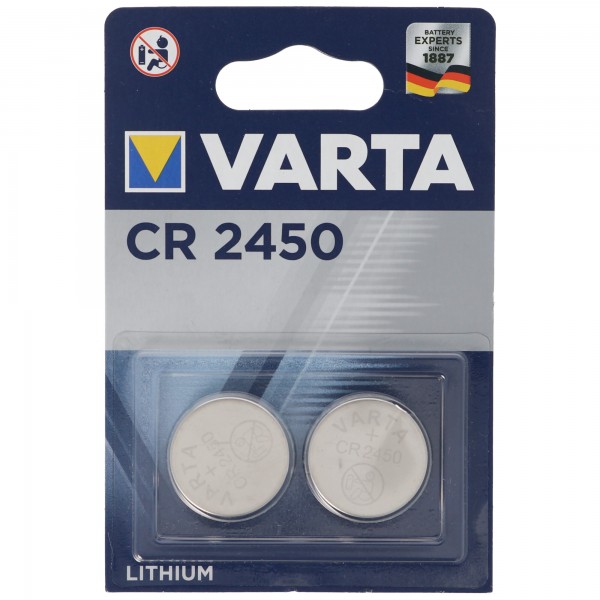 Varta Professional Electronics CR2450, CR 2450 Lithium blister de 2
