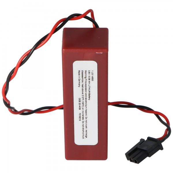Batterie au chlorure de thionyle au lithium Saft Lithoguard 1LS14500 Tadiran TL-5242 / W, veuillez faire attention au connecteur