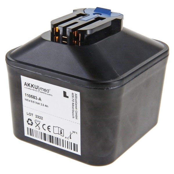 Batterie NC adaptée au bloc-batterie Stryker System 6 type 6215, CD3, pilote sans fil 3, 6215-000-000