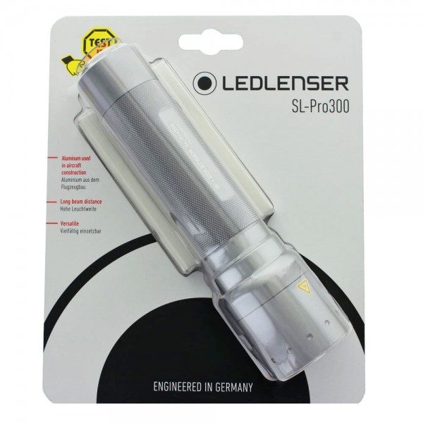 Lampe de poche LED Ledlenser SL-Pro300 avec 4 piles standard AA Mignon