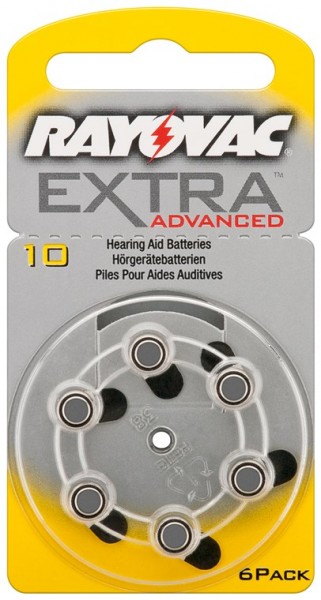 Rayovac PR70/10A - Pile bouton zinc-air pour prothèses auditives, 1,4 V