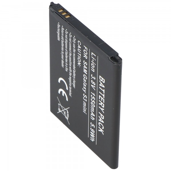 AccuCell batterie adaptée pour Samsung Galaxy S III Mini, GT-I8190