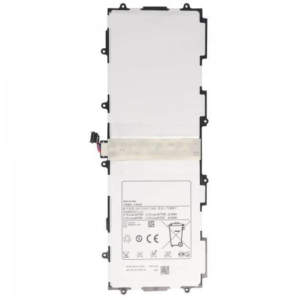 Batterie pour Samsung Galaxy Tab 10.1 Batterie SP3676B1A (1S2P)