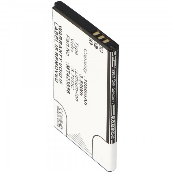 Batterie pour Olympia Touch, 2179, Li-ion, 3.7V, 1050mAh, 3.9Wh