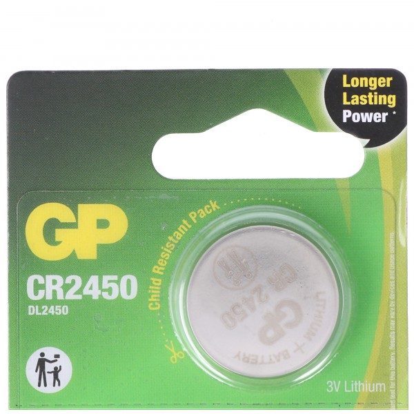 GP CR2032 pile bouton lithium 3 V (lot de 5)