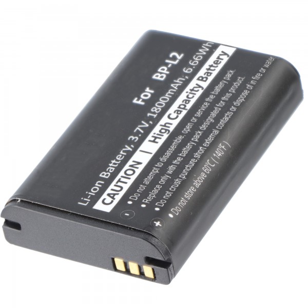 Batterie adaptée pour la série Tascam DR-1, GT-R1, DR, BP-2L 3,7 Volt 1800mAh