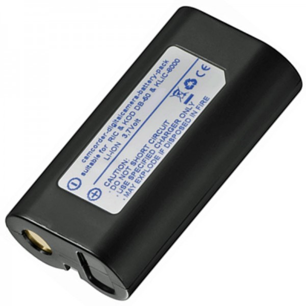 Batterie AccuCell pour Ricoh DB-50, Caplio R1, R2, RZ1