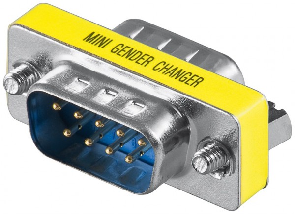 Goobay Gender Changer D-SUB - Connecteur D-SUB/RS-232 (9 broches) > Connecteur D-SUB/RS-232 (9 broches)